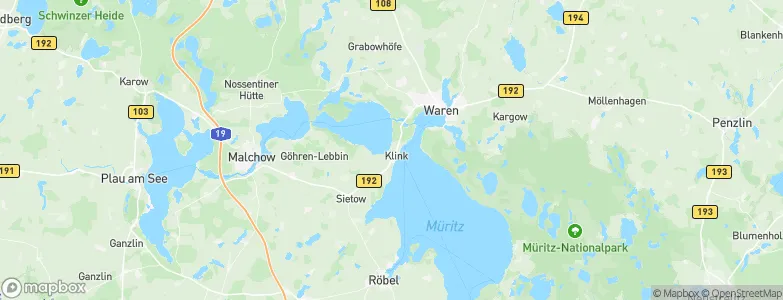 Klink, Germany Map