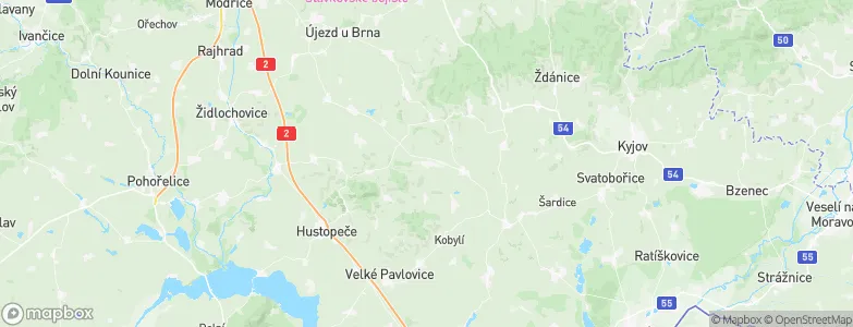 Klobouky, Czechia Map