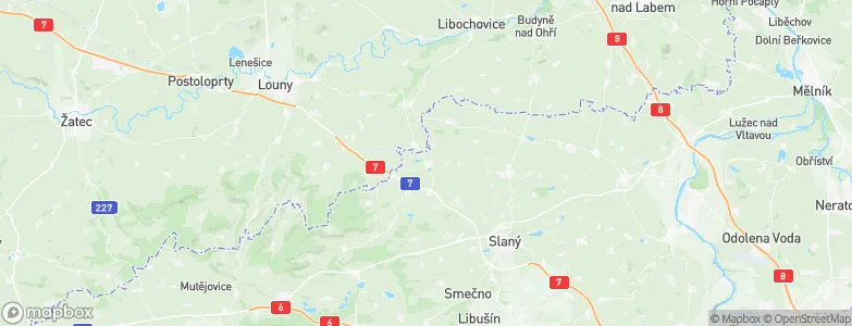 Klobuky, Czechia Map