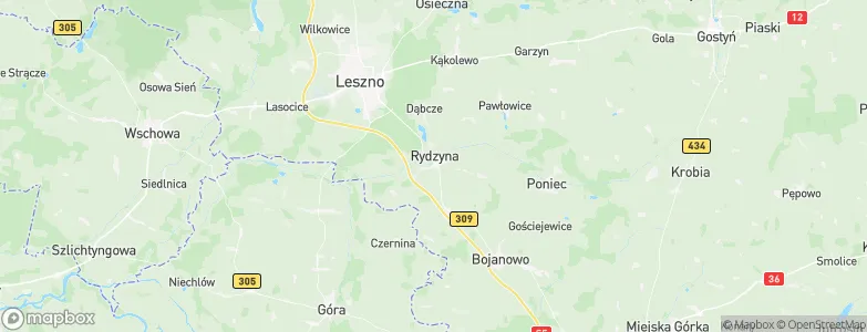 Kłoda, Poland Map