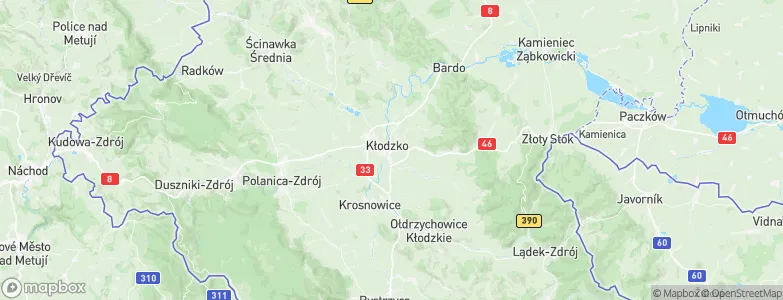 Kłodzko, Poland Map