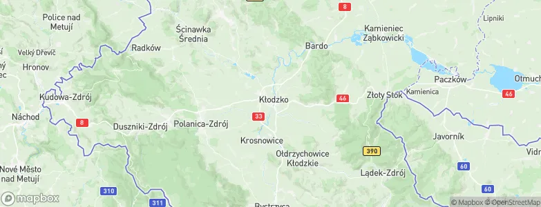 Kłodzko, Poland Map