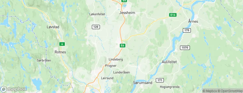 Kløfta, Norway Map