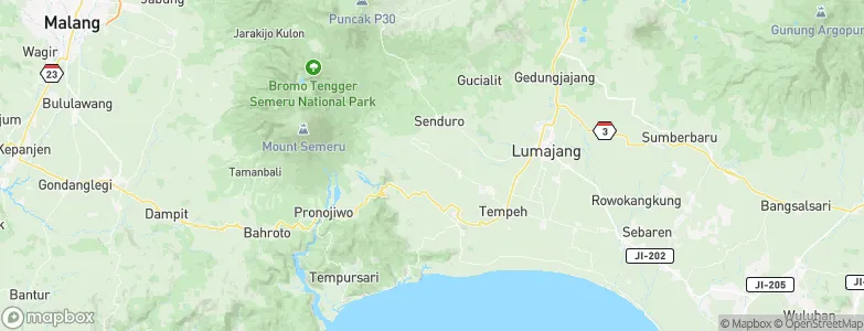 Kloposawit Krajan, Indonesia Map