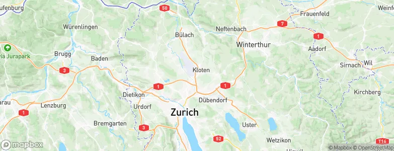 Kloten / Balsberg, Switzerland Map