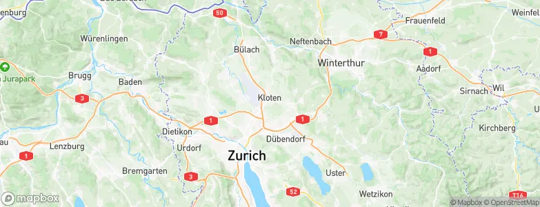 Kloten / Spitz, Switzerland Map