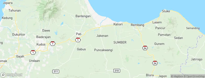 Klumpit, Indonesia Map