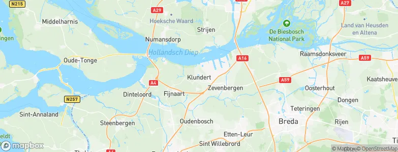 Klundert, Netherlands Map