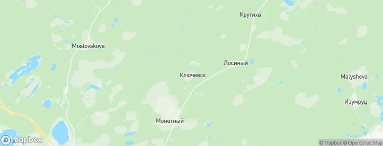 Klyuchevsk, Russia Map