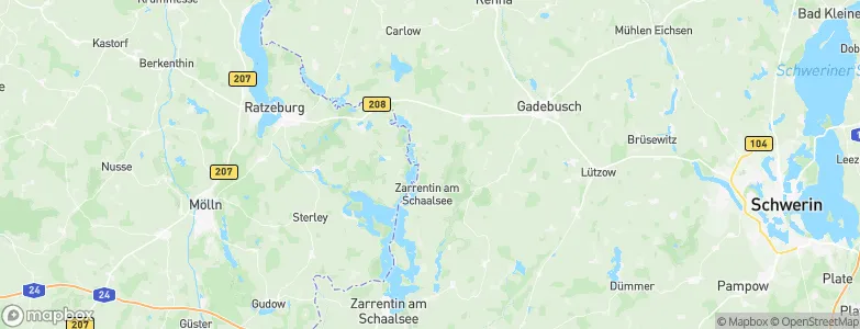 Kneese Dorf, Germany Map