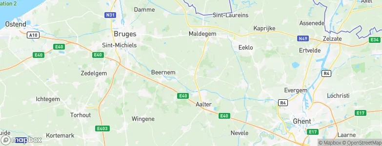 Knesselare, Belgium Map