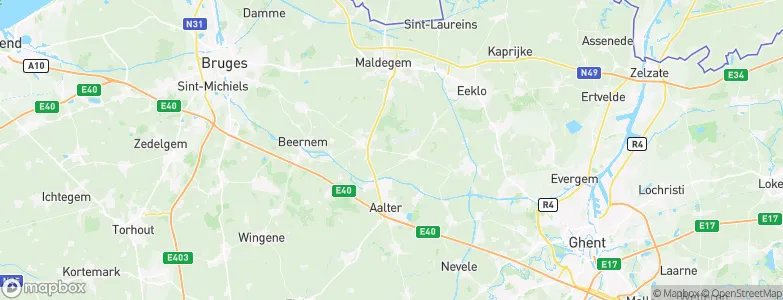 Knesselare, Belgium Map
