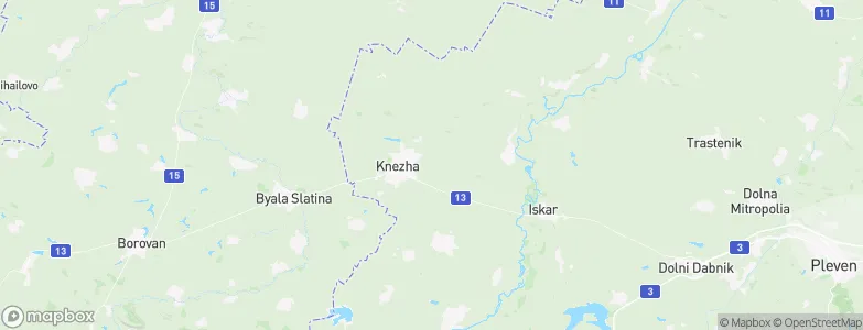 Knezha, Bulgaria Map