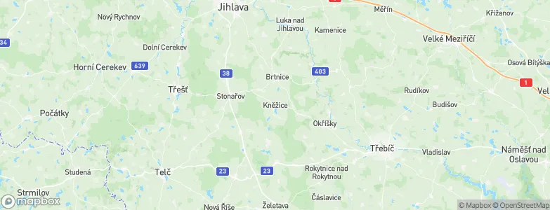 Kněžice, Czechia Map