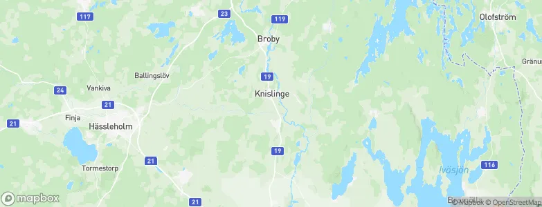 Knislinge, Sweden Map
