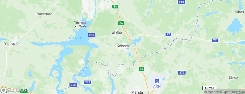 Knivsta, Sweden Map