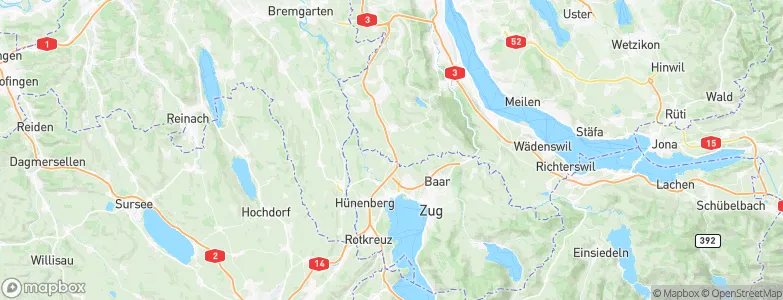 Knonau, Switzerland Map