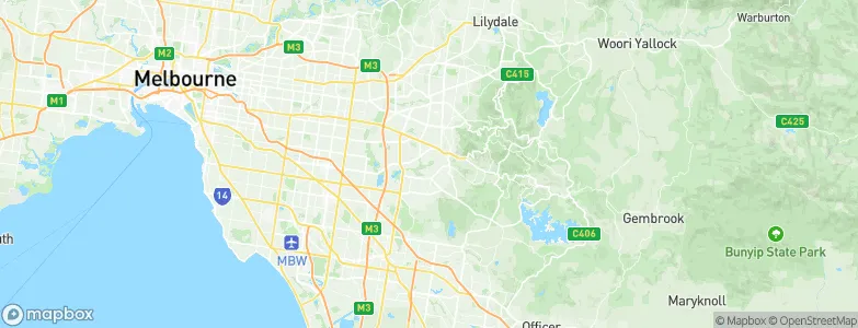 Knox, Australia Map