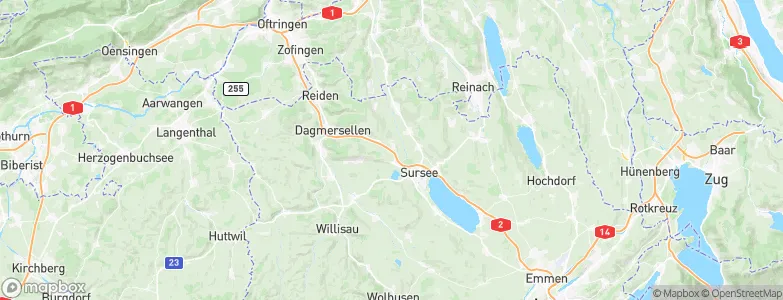 Knutwil, Switzerland Map