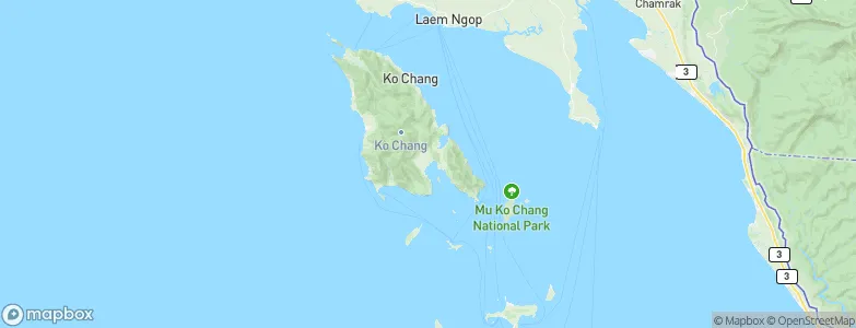 Ko Chang Tai, Thailand Map