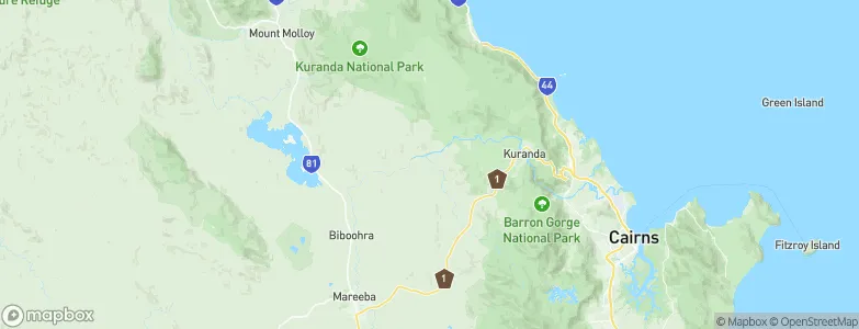 Koah, Australia Map