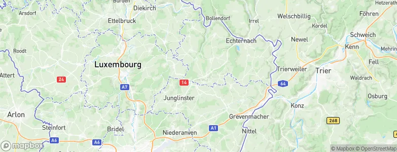 Kobenbour, Luxembourg Map