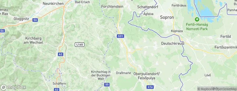 Kobersdorf, Austria Map