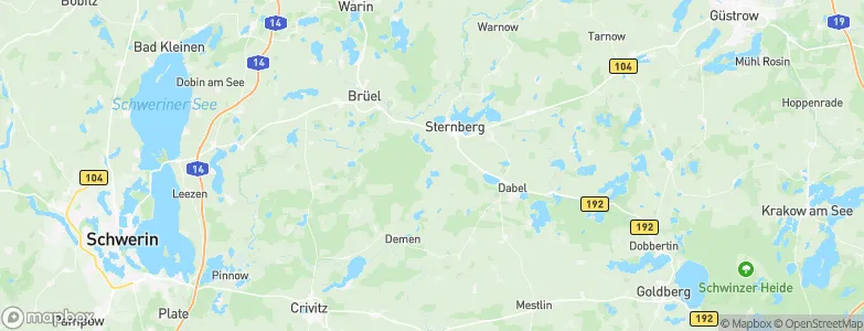 Kobrow, Germany Map