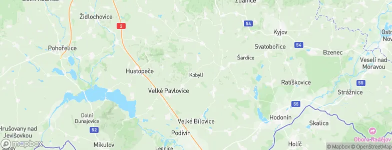 Kobylí, Czechia Map