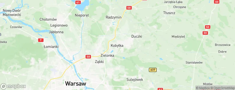Kobyłka, Poland Map