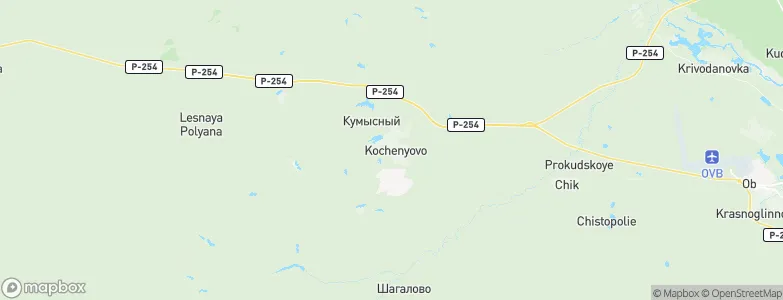 Kochenëvo, Russia Map