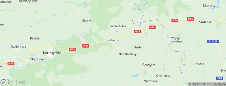 Kocheriv, Ukraine Map