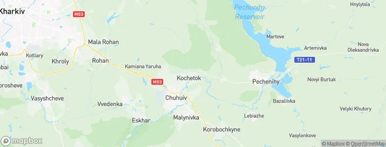 Kochetok, Ukraine Map