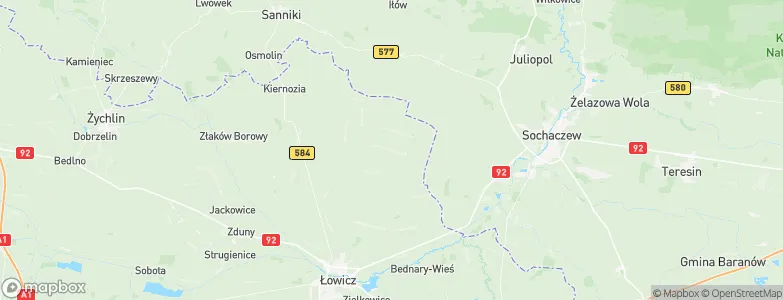 Kocierzew Południowy, Poland Map