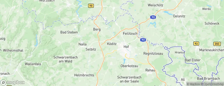 Köditz, Germany Map