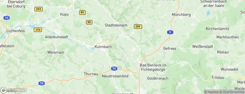 Ködnitz, Germany Map