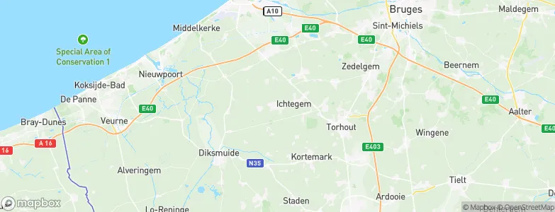 Koekelare, Belgium Map