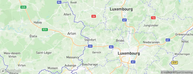 Koerich, Luxembourg Map
