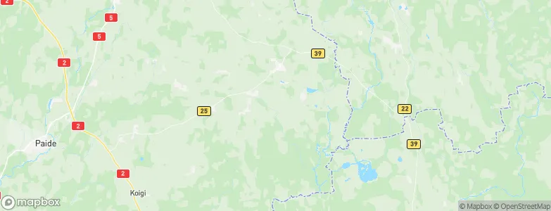Koeru vald, Estonia Map