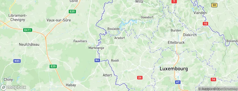 Koetschette, Luxembourg Map