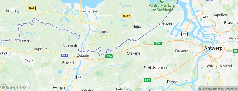 Koewacht, Netherlands Map