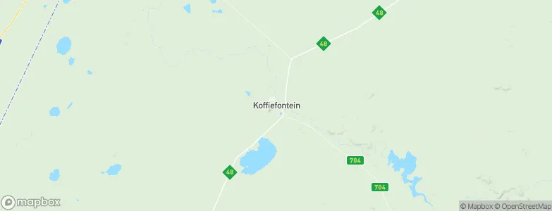 Koffiefontein, South Africa Map
