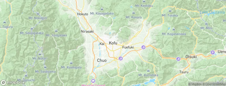 Kofu, Japan Map
