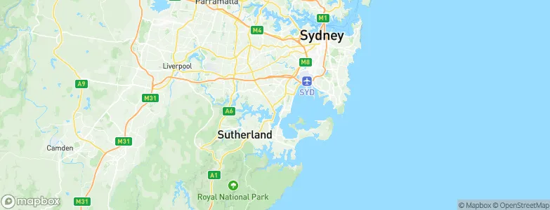 Kogarah, Australia Map