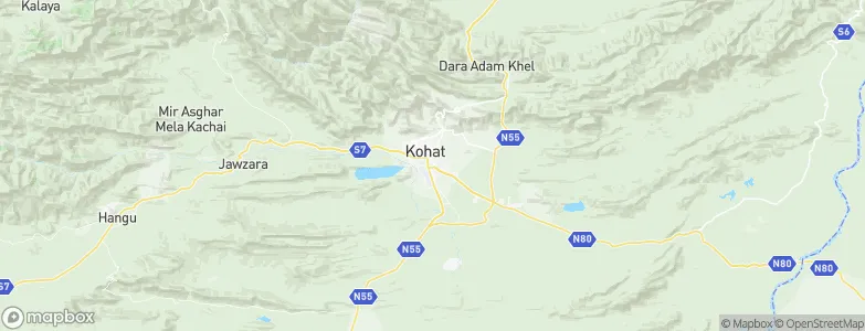 Kohat, Pakistan Map