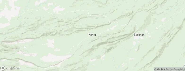 Kohlu, Pakistan Map