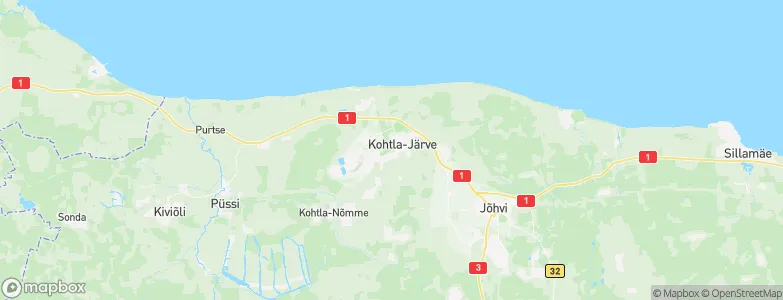 Kohtla-Järve, Estonia Map