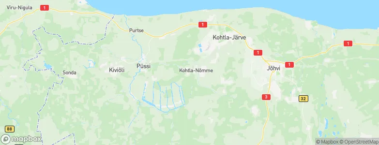 Kohtla-Nõmme, Estonia Map