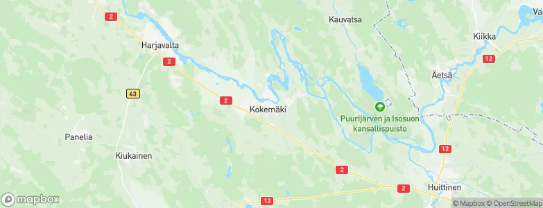 Kokemäki, Finland Map