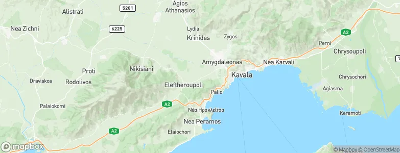 Kokkinochoma, Greece Map